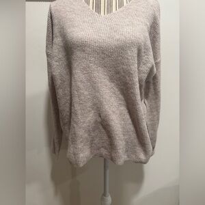 Only Women's V-Neck Sweater - Light Brown